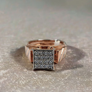 Bague pour homme en diamant de laboratoire, bijou élégant et stylé pour le bureau, les fêtes, les mariages, les fiançailles, cadeau de luxe - Product Image 2
