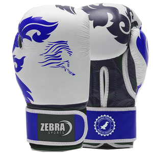 ZEBRA SPORTS Faux Leather Custom Made Unisex Boxing <b>Gloves</b> with Hook and Loop Closure Training 10oz 12oz 14oz 16oz fight <b>gloves</b> - Product Image 6