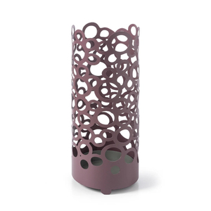 Porte-parapluies moderne de luxe en métal doré, support autoportant en métal ajouré, panier grillagé pour hall d'hôtel et entrée de maison - Product Image 6