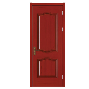 โรงงานรับผลิตตามสั่ง ได้รับการรับรองมาตรฐาน ISO9001 ขายส่งโดยตรง ประตูไม้จริงแกน MDF ทันสมัย ป้องกันปลวกและเชื้อรา สำหรับห้องรับประทานอาหารและอพาร์ทเมนต์ - Product Image 1