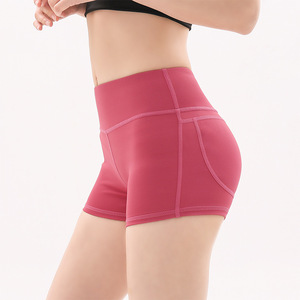 Shorts décontractés pour hommes, taille haute, couleur unie, en toile respirante, avec logo tricoté à l'avant, style sportswear - Product Image 6