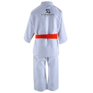 Ensemble d'uniformes de karaté personnalisés avec logo pour adultes, en tissu mélange coton, confort d'entraînement, fournisseur d'usine en gros 2026 - Product Image 5