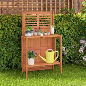 Banc de jardin pliable à 2 niveaux avec finition huile de teck pour cour et balcon - Product Image 2