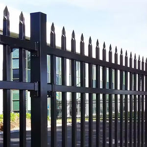 Valla de acero de alto rendimiento con diseño anti escalada y paneles tubulares ornamentales para aplicaciones personalizadas - Product Image 3