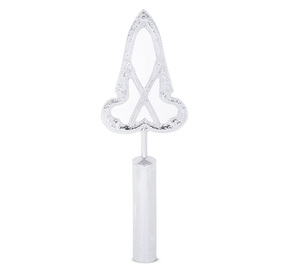 Bâton de Maître de Cérémonie de Luxe Plaqué Argent de Qualité Supérieure, Régalia Maçonnique de Loge Bleue - Product Image 1