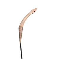 Arcs traditionnels en fibre de verre Crescent Moon pour le tir à l'arc en intérieur et en extérieur