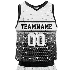 Latest Style Basketball Uniform Low MOQ Design Your Own Basketball Uniform Sports Team Wear For Online Sale - Product Image 4