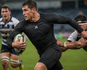 X Sports City Rugby – Sous-vêtements rembourrés noirs et turquoise, anti-humidité, séchage rapide, respirants, sans manches, toutes saisons - Product Image 5