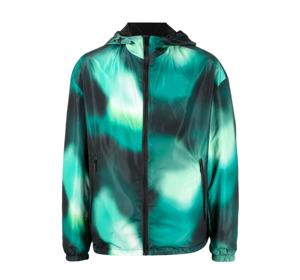 เสื้อกันลมมีฮู้ดสำหรับกลางแจ้งเสื้อแจ็คเก็ตกันลมกันน้ำพิมพ์ลายซับลิเมชันออกแบบได้ตามที่ต้องการ - Product Image 1