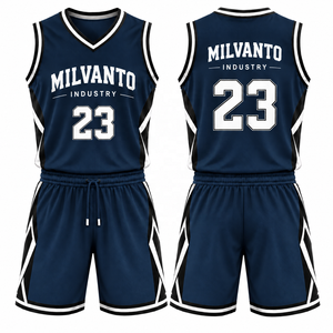 Conjunto de Uniforme de Baloncesto Personalizado Camel para Hombre |   Camiseta y Pantalones Cortos de Baloncesto Sublimados |   Uniforme de Baloncesto sin Mangas con Cuello en V - Product Image 5