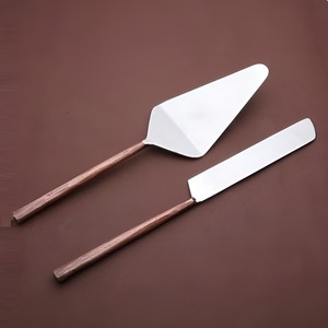 Juego de Servir Pastel y Queso de Acero Inoxidable Estilo Real, Ideal para Decoración de Mesa en Aniversarios, Bodas y Eventos Elegantes - Product Image 2