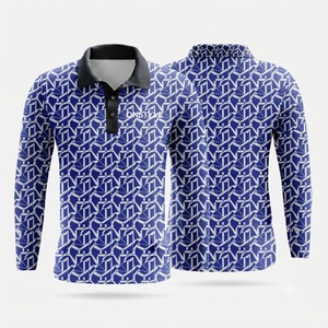 Classic Men Full <b>Sleeve</b> <b>Golf</b> Polo Custom Activewear Men Performance Sportswear Athletic Shirt <b>Long</b> <b>Sleeve</b> <b>Top</b> - Product Image 6