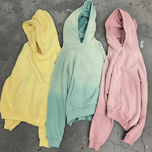 Nesta Sports – Sweat à capuche léger personnalisé en gros, coton French Terry 400G, 480G, effet vieilli vintage délavé à l'acide, unisexe - Product Image 6