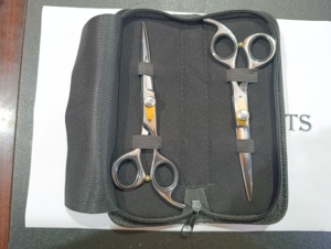 MARI INSTRUMENTS Barber & <b>Thinning</b> Scissors Set <b>Mirror</b> Polish Stainless Steel Sharp Blades Hairdressing Kit For Beauty - Product Image 1