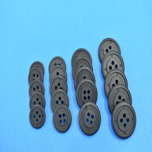 Botones de Resina de 15 mm para Coser, Accesorios de Costura, Nailon Reciclado, Forma Redonda, 4 Agujeros, Botones para Camisas, Blusas y Abrigos - Product Image 1