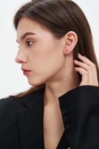 Pendientes de Oro Sólido de 14K con Diamante Cultivado en Laboratorio, Certificado IGI, Minimalistas, Únicos y Brillantes para Mujer, Regalo de Aniversario de Bodas - Product Image 5