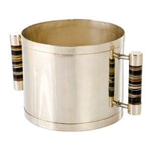 Seau à glace pour vin de taille moyenne, finition argentée, durable, brillant et poli, léger, en acier inoxydable, idéal pour les fêtes - Product Image 3
