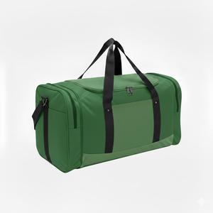 Sac de sport bleu et noir avec compartiment à chaussures séparé, personnalisable avec logo, idéal pour les voyages de week-end et comme sac de voyage à bandoulière - Product Image 2