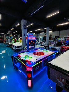 เครื่องเกมแอร์ฮอกกี้ Super Air Hockey DX Arcade สำหรับ 2 ผู้เล่น กำลังไฟ 400 วัตต์ แรงดันไฟฟ้า 220 โวลต์ โต๊ะแอร์ฮอกกี้ทำจากโลหะ อะคริลิก พลาสติก และไม้ สำหรับพื้นที่เชิงพาณิชย์ - Product Image 5