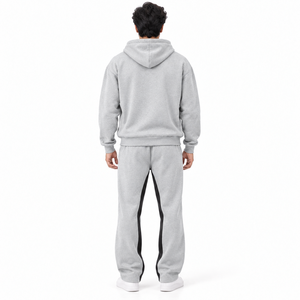 Conjunto de Ropa Deportiva de Dos Piezas: Sudadera con Hombros Caídos y Pantalones Holgados, Estilo Urbano, para Invierno, Casual, Gimnasio y Entrenamiento - Product Image 2