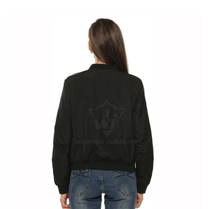 เสื้อแจ็คเก็ตบอมเบอร์ซิปหน้าแบบเบาสบายสำหรับผู้หญิง สไตล์ลำลองแนวสตรีท เหมาะสำหรับใส่ในชีวิตประจำวันและการเดินทาง ให้ลุคที่ดูทันสมัย - Product Image 2