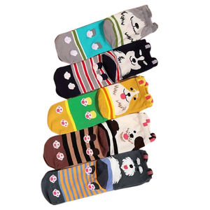 Wholesale <b>Cute</b> Puppy Cartoon 3D Ears Crew <b>Socks</b> Trendy Women's Fun Mid Calf <b>Socks</b> - Product Image 1
