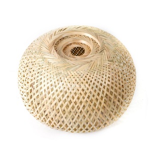 Abat-jour en bambou tissé à la main de style écologique moderne, suspension écologique du Vietnam Artisanat en gros - Product Image 3
