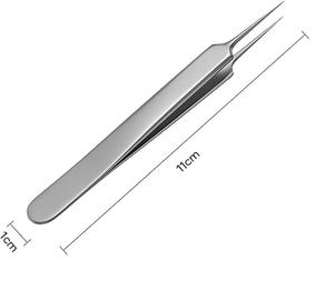 Pinzas para Puntos Negros y Pestañas, Pinzas para Eliminar Puntos Negros para Manualidades Finas, Pinzas de Belleza para Eliminar Puntos Negros y Puntos Blancos - Product Image 2