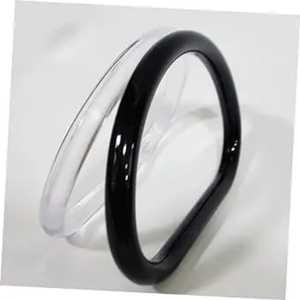 หูจับกระเป๋าอะคริลิคแบบมันเงา ดีไซน์ทันสมัย หูจับกระเป๋าเรซิ่นเรืองแสงสุดหรู - Product Image 4