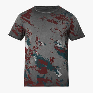 Camiseta de Algodón con Estampado Gráfico Personalizado para Hombre, Transpirable, Informal, de Verano, de Manga Corta y Cuello Redondo, al por Mayor - Product Image 1