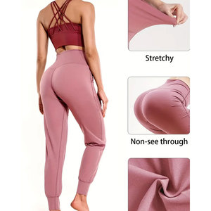 Womens High-Waist <b>Summer</b> Trousers Casual Drawstring Skinny Fit 100% Cotton Breathable Work <b>Pants</b> for Adults - Product Image 5