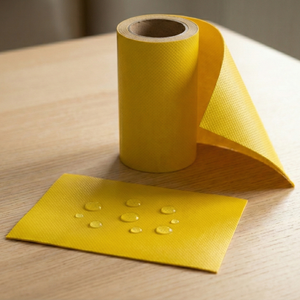 Tela Laminada de PE Amarilla Resistente a Químicos, Antiestática, para Trajes de la Industria del Petróleo y Gas - Product Image 3