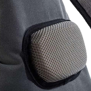 Gray Polyester Sports <b>Backpack</b> 30-40L Zipper Closure <b>Water</b> <b>Resistant</b> Mesh Side Pocket - Product Image 6