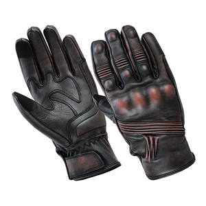 Gants de course professionnels à doigts entiers, antidérapants, compatibles écran tactile, en cuir, pour sports décontractés, fêtes et moto - Product Image 2