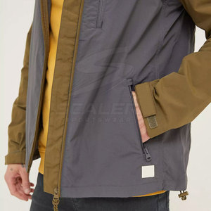 <b>Lightweight</b> Hooded Windbreaker Winter <b>Jacket</b> <b>for</b> <b>Men</b> Front Logo Modern Look Comfortable Windproof Waterproof Breathable Design - Product Image 5