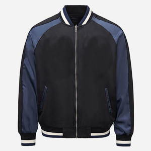 Custom Men's Baseball Satin <b>Jacket</b> for Men Embroidered Varsity Bomber Satin <b>Jacket</b> - Product Image 4