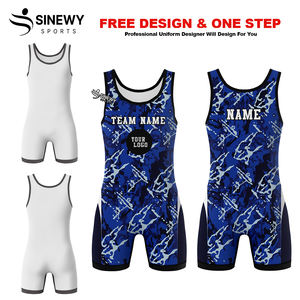 Sublimación personalizada Wrestling Singlet Hombres y niñas Wrestling Singlet Body Wear Body suit Venta caliente - Product Image 5