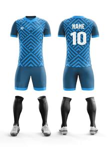 ชุดเสื้อฟุตบอลย้อนยุคสำหรับผู้ชายแบบกำหนดเอง-ชุดยูนิฟอร์มสโมสรฟุตบอล โพลีเอสเตอร์/คอตตอน แห้งเร็ว ระบายอากาศได้ดี ปรับแต่งชื่อทีมได้ - Product Image 5