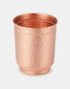 Vaso de Cobre Hecho a Mano con Grabado, Diseño Vintage, Taza Portátil para el Hogar, Fiestas y Bodas - Product Image 1