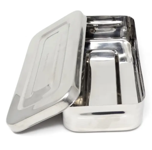 New Stainless Steel Manual Surgical Dental Sterilizer Instrument <b>Box</b> Organizer Instrument/<b>Tools</b> <b>Storage</b> Tray Custom Sizes - Product Image 4