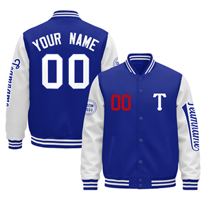 Veste d'hiver respirante et écologique en laine avec patchs chenille style hip-hop vintage, coupe-vent grande taille, vente chaude - Product Image 4