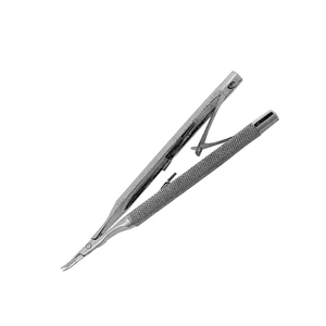 ที่จับเข็มขนาดเล็กแบบแมนนวล 12 ซม. คาสโตรวีโฮ ปลายทังสเตนคาร์ไบด์ ผลิตจากเหล็กกล้าไร้สนิมเยอรมัน ชุดเครื่องมือผ่าตัดตาความแม่นยำสูง - Product Image 4