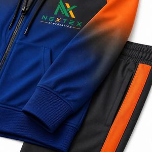 Custom Sublimation Tracksuit Set Men's <b>Full</b> <b>Zip</b> <b>Hoodie</b> and Jogger Pants Sportswear - Product Image 6