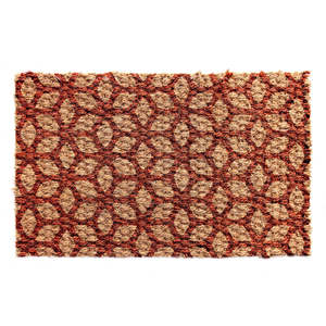 Tapete de Entrada de Fibra de Coco con Respaldo de PVC, Color Sólido, Hecho a Máquina, con Base de Goma Antideslizante para Uso en el Hogar, Hoteles y Exteriores - Product Image 1