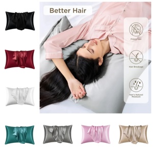 Fodera per cuscino morbida e liscia, colore delicato, tocco confortevole, decorazione premium per la casa per un sonno accogliente, eleganza semplice, migliora il tuo spazio notturno - Product Image 2