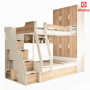 Cama litera inteligente Ohaha con armario y librero integrados - GTTM015 - Product Image 4