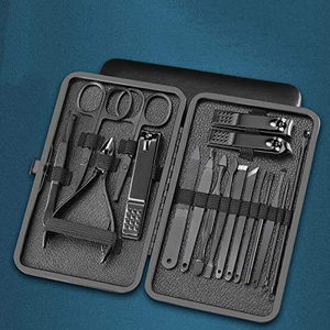 Kit de Manicura Clásico con Logotipo Personalizado, 4 en 1, Cortaúñas, Set de Cuidado de Uñas con Resorte, Herramientas para Cutículas, Estuche Metálico, Precio Competitivo - Product Image 6