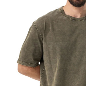 เสื้อยืดดีไซน์เนอร์ลุคผู้ชายสไตล์วินเทจ ล้างสีแบบแอซิด แฟชั่นลำลองแนวสตรีทแวร์ ใส่สบาย - Product Image 6