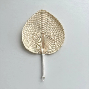Abanicos de mano de bambú a precio económico, abanico de mano de fibra natural, mini abanico de mano, alta calidad, venta al por mayor - Product Image 2