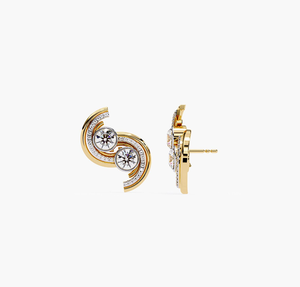ต่างหูเพชรทรงหยดน้ำทองคำวินเทจ Betterstar ของแท้รับรองโดย IGI เหมาะสำหรับเป็นของขวัญในโอกาสครบรอบแต่งงานหรืองานเลี้ยงสำหรับผู้หญิง - Product Image 2